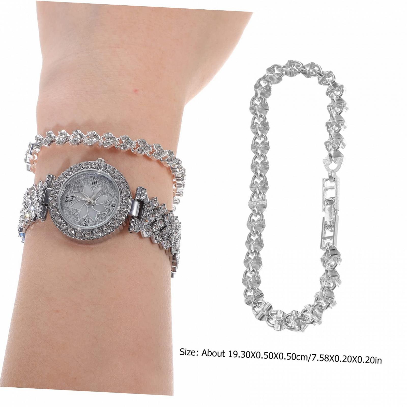 Жіночий Годинник Healvian Кварцовий Іскристий Срібний, фото №2 Жіночий Годинник Healvian Кварцовий Іскристий Срібний, фото №2