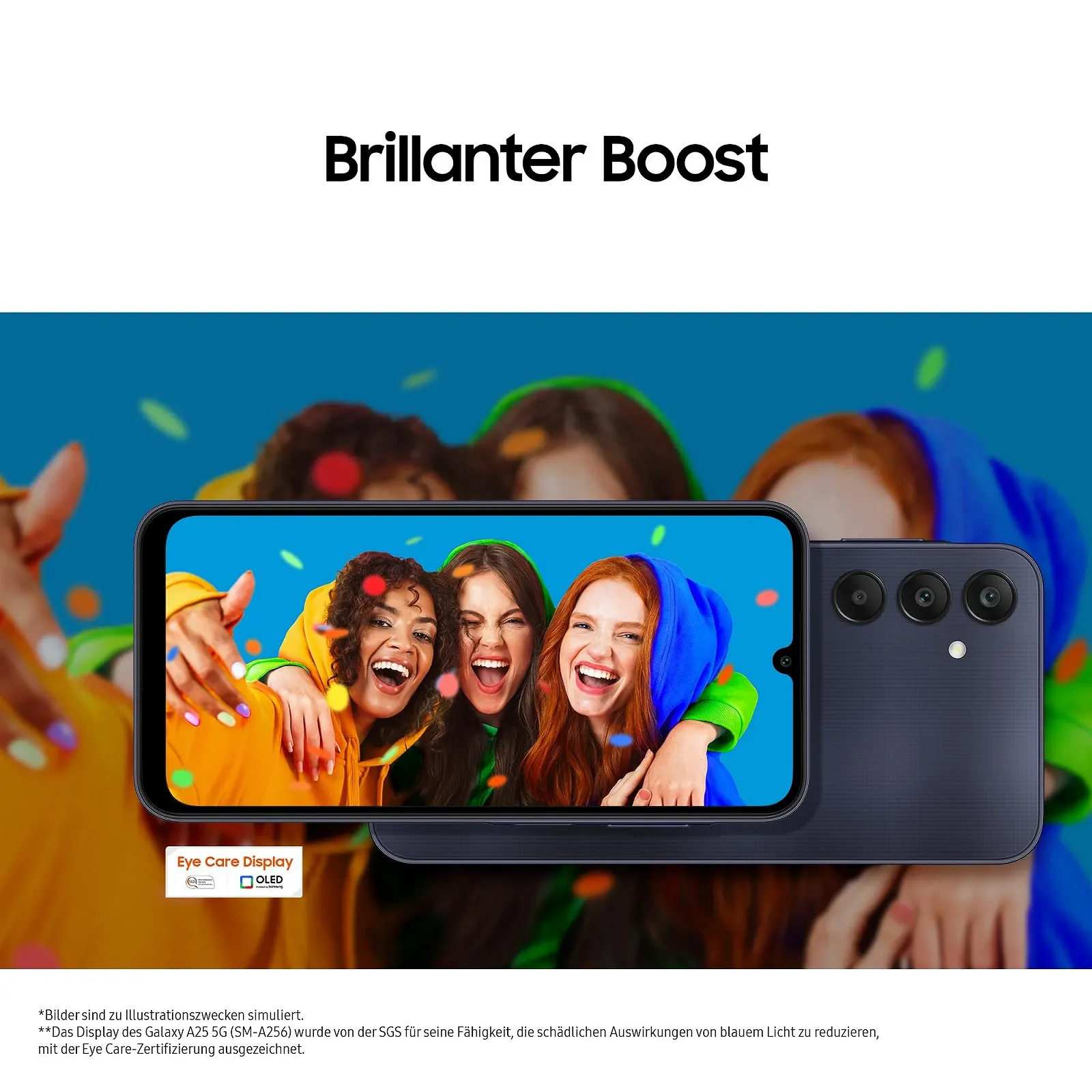 Смартфон Samsung Galaxy A25 5G 128 GB 50 MP Темно-синий, фото №4