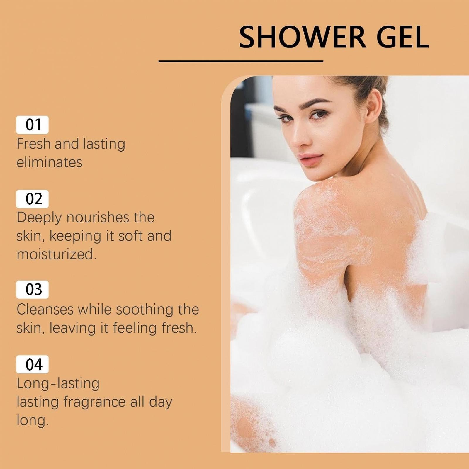 Гель для душу Persimmon Body Wash очищувальний та зволожувальний 3 шт., фото №3