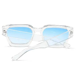 Сонцезахисні окуляри Прямокутні RUNHUIS Ретро Товсті для Жінок Чоловіків Вінтажні synthetic.ua - Фото 1