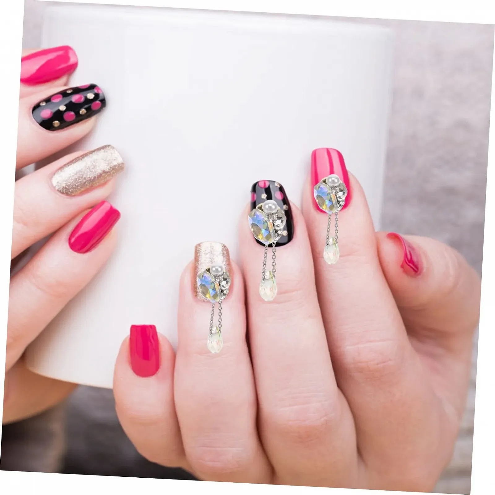 Healvian, стрази та перлини для творчого манікюру, індивідуального дизайну та особливих випадків, фото №4