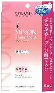 Маска для лица Minon Amino Moist New Edition - 22 мл, 4 шт. в упаковке - Фото 1
