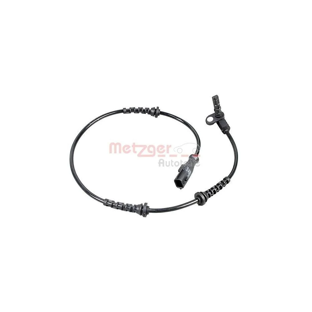 Датчик частоти обертання колеса METZGER 09001258 GREENPARTS для RENAULT, передня вісь, фото №1