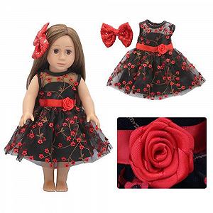 Аксессуары Uteruik для 46см American Girl Doll Повседневные костюмы - Юбка и обруч для волос 2шт/набор synthetic.ua - Фото 1