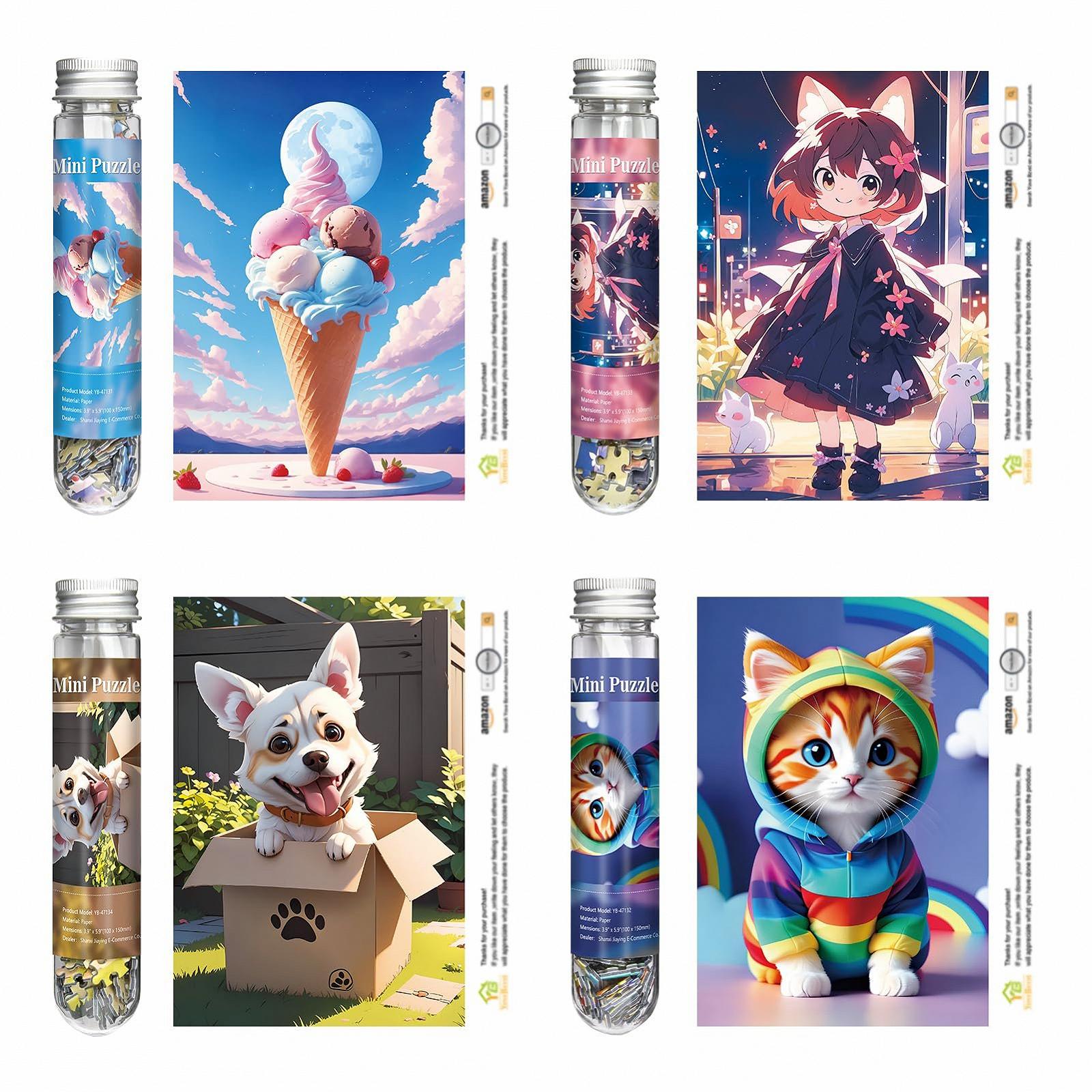 Міні-пазли 150 елементів 4 шт. 15 х 10 см, фото №2 Міні-пазли 150 елементів 4 шт. 15 х 10 см, фото №2