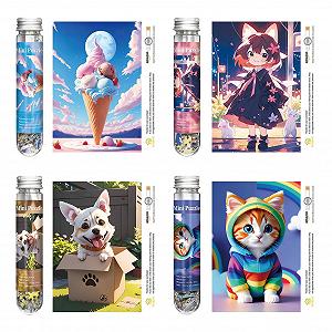 Міні-пазли 150 елементів 4 шт. 15 х 10 см synthetic.ua - Фото 1