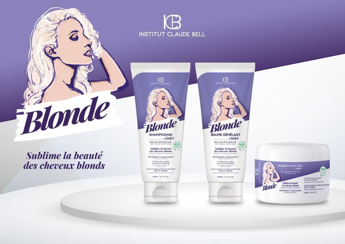 Шампунь Blonde Nourishing and Softening Фиолетовый Желтый, фото №3