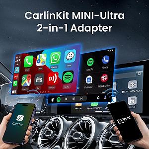 Адаптер Wireless CarPlay & Android Carlinkit 2025, беспроводное подключение, USB-A/Type-C synthetic.ua - Фото 1