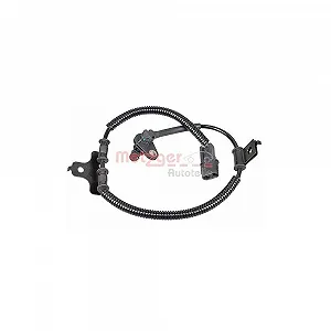 Датчик частоти обертання колеса METZGER 09001259 для HYUNDAI, передня вісь зліва - Фото 1