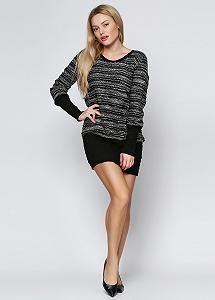 Платье VDP 36 Черно-белый (BG-6601_BlackWhite) - Фото 1