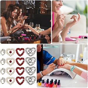 Стразы для ногтей Beavorty Сердце, 40 шт, разноцветные synthetic.ua - Фото 1