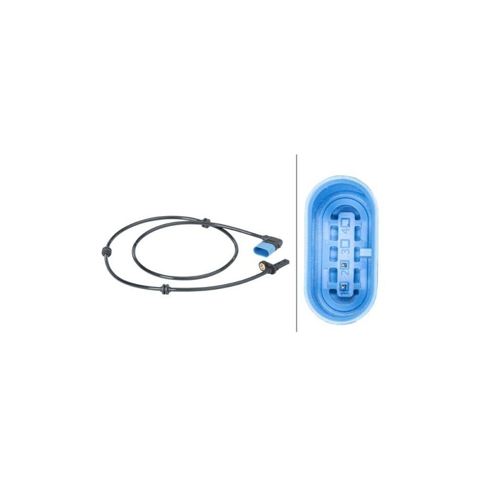 Датчик частоти обертання колеса HELLA 6PU 012 679-651 для MERCEDES-BENZ INFINITI, ліворуч, фото №1