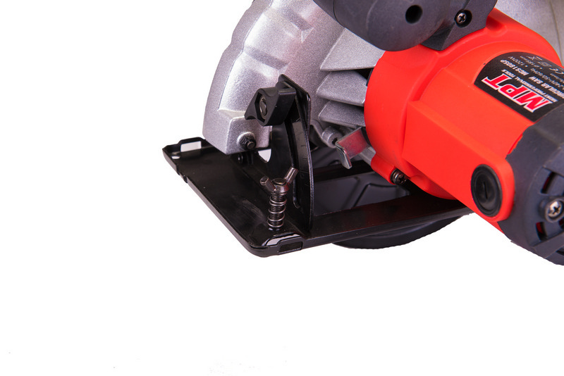 Пила циркулярна MPT 1200 Вт 185х20 мм 5000 об/хв пропил 60 45-90° аксесуари 2 шт MCS1805P, фото №5