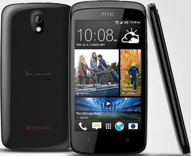 Смартфон 4.3" HTC Desire 500 1/4Gb 3G 1-SIM 8/1.6Мп 4 ядер Black, фото №2 Смартфон 4.3" HTC Desire 500 1/4Gb 3G 1-SIM 8/1.6Мп 4 ядер Black, фото №2