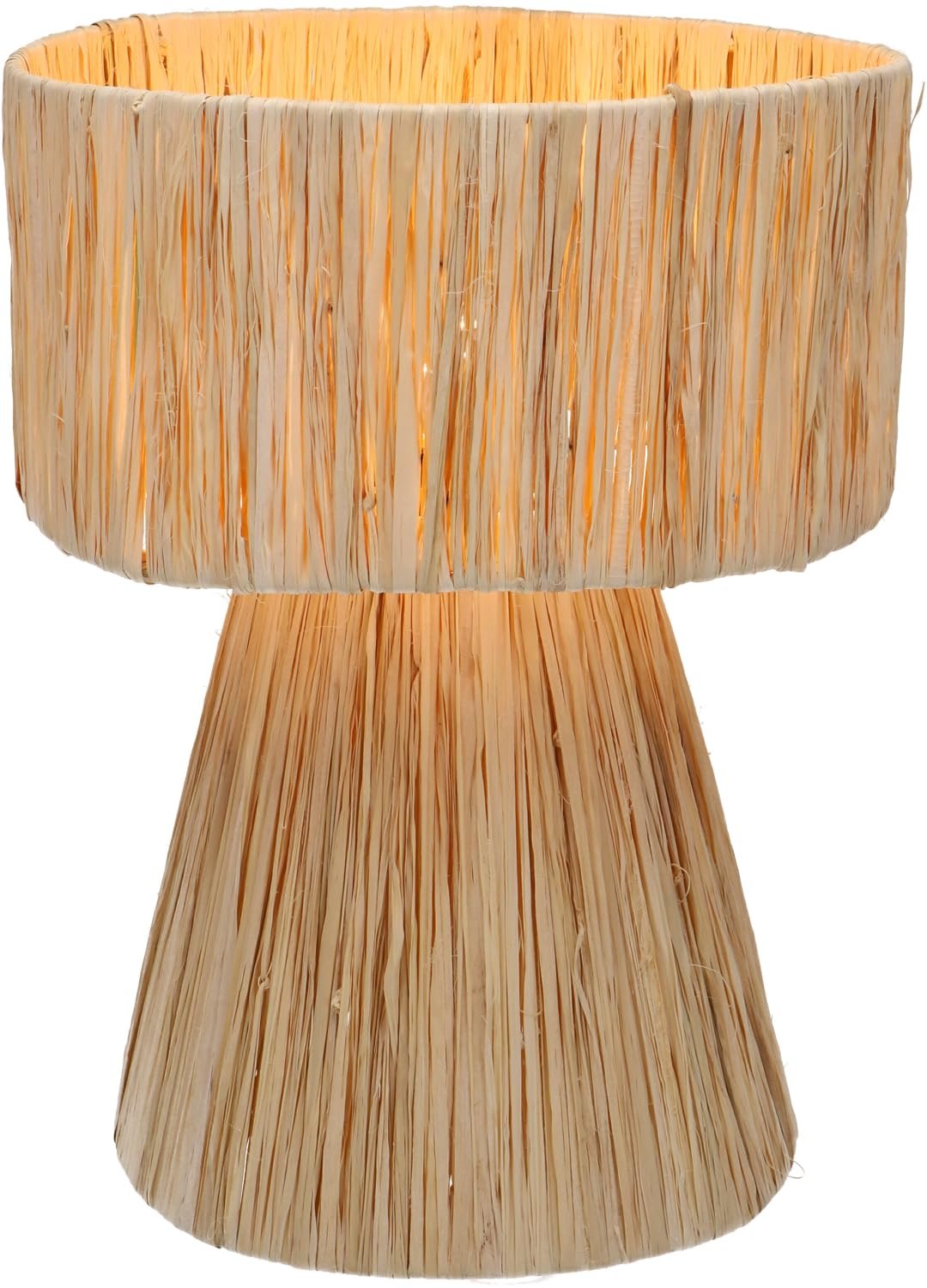 Настільна лампа GURU SHOP Florida 2 Ручної роботи з натурального матеріалу 42 x 30 x 30 см, фото №1
