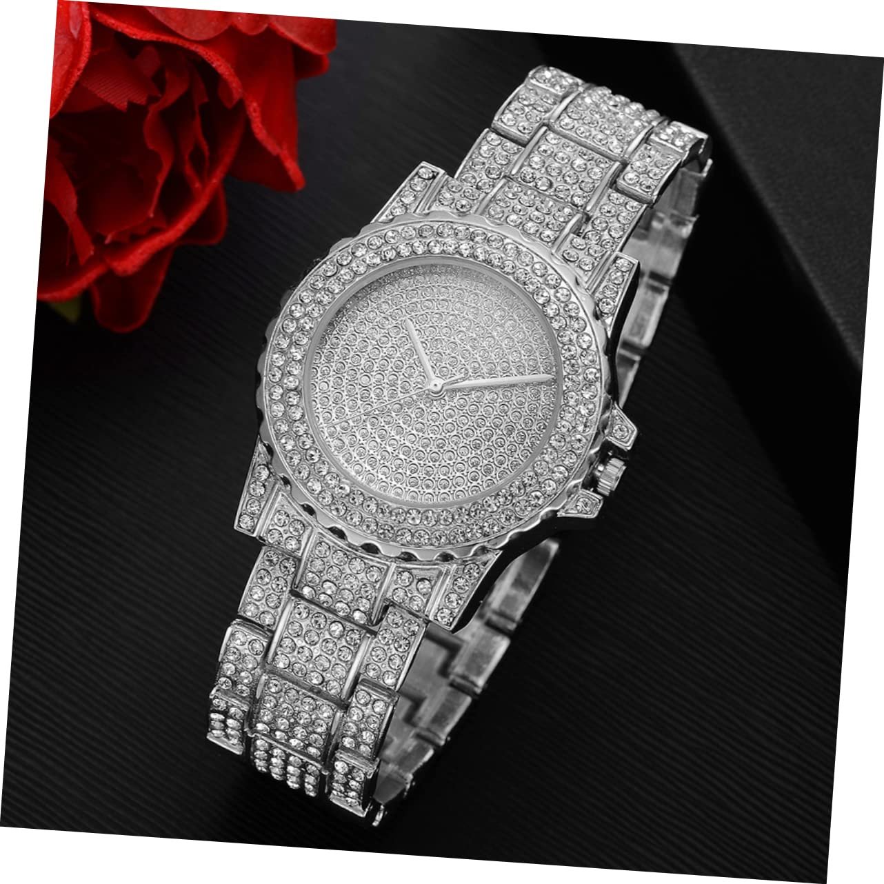 Женские Часы VALICLUD со Стразами Серебряные, фото №3 Женские Часы VALICLUD со Стразами Серебряные, фото №3