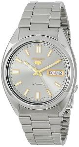 Чоловічий автоматичний аналоговий годинник Seiko з браслетом із нержавіючої сталі - Фото 1