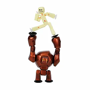 Ігровий набір Zing StikBot & Mega Monster Butter Yellow & Gigantus Bronze для анімації - Фото 1