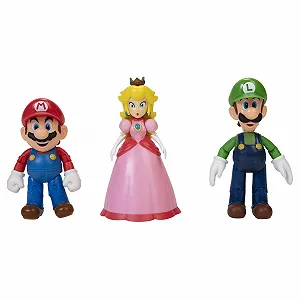 Набір фігурок Jakks Pacific Super Mario Mushroom Kingdom Pack 64511 11 см Multi-Colour synthetic.ua - Фото 1