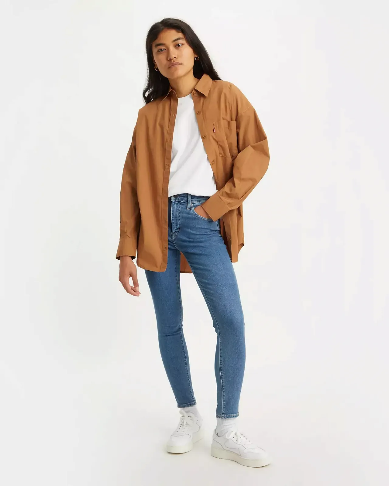 Женские джинсы Levis - 721 High Rise Skinny Beach Break Stone - 32 32, фото №1
