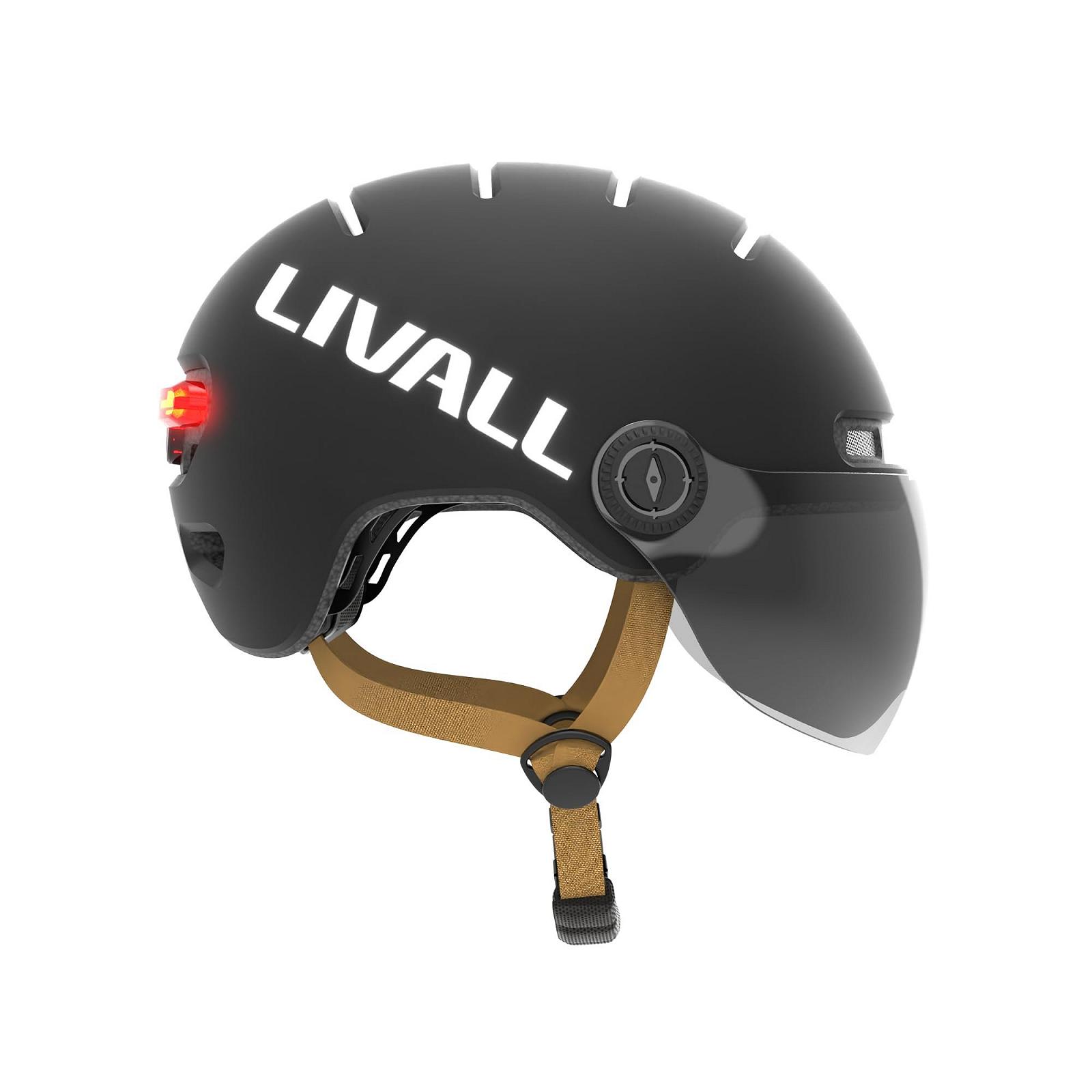 Шолом LIVALL L23 Smart велосипедний Світлодіодні вогні та знімний козирок Виявлення падіння, фото №3
