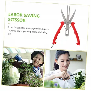 Ножиці для проріджування плодів та квітів Happyyami Червоний synthetic.ua - Фото 1