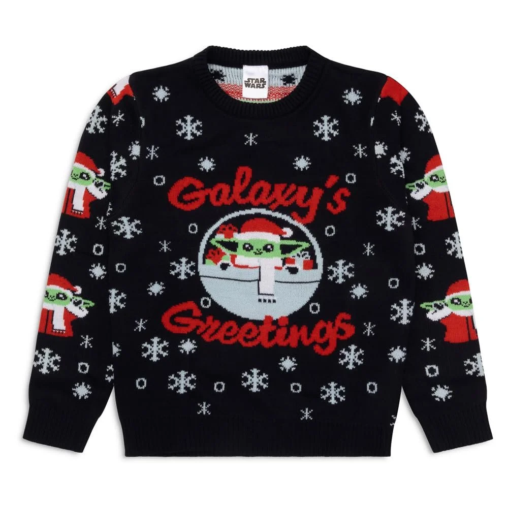 Різдвяний светр Star Wars Mandalorian для хлопчиків, різдвяний светр для дітей, фото №1