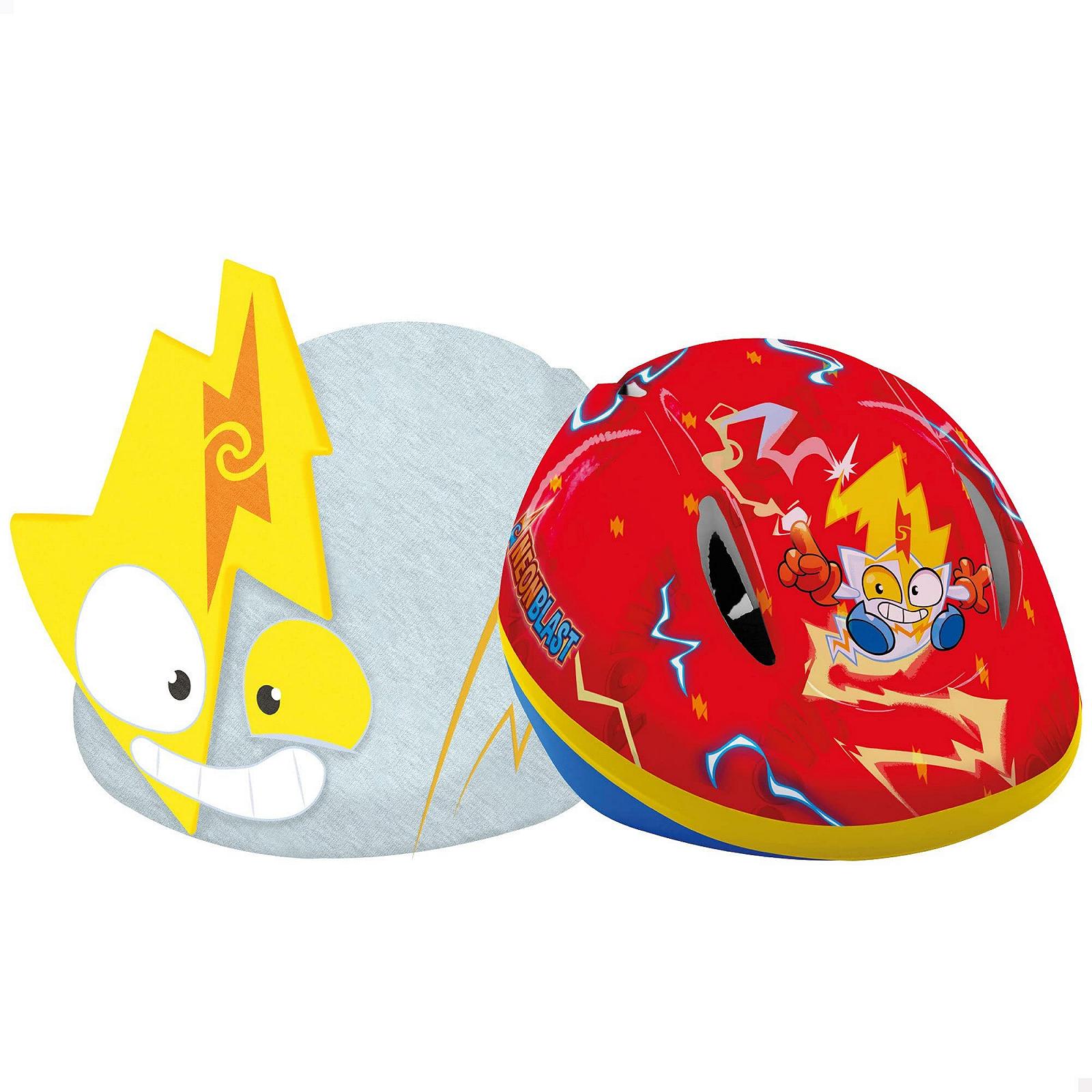 Шолом дитячий ColorBaby SuperThings Superthings 3D з плюшевим чохлом, фото №1