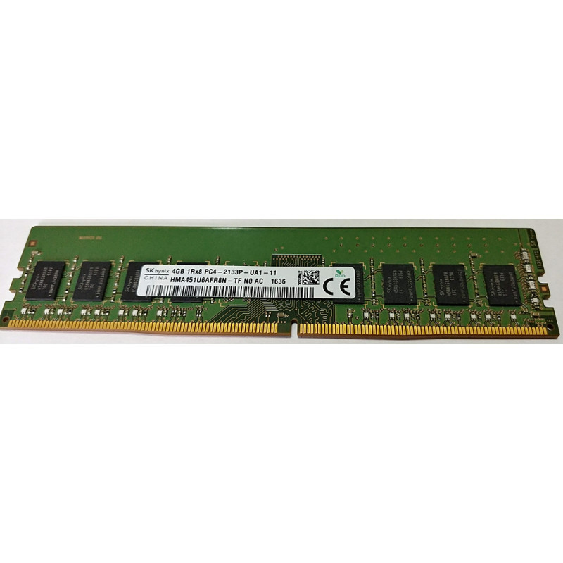 Оперативна пам'ять Hynix DDR4 4GB 2133MHz 1Rx8 PC4-17000, non-ECC Unbuffered, фото №1