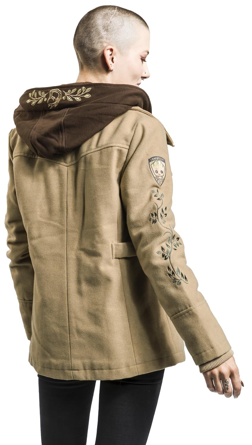 Зимняя куртка Guardians Of The Galaxy I Am Groot Женская Бежевый, фото №8