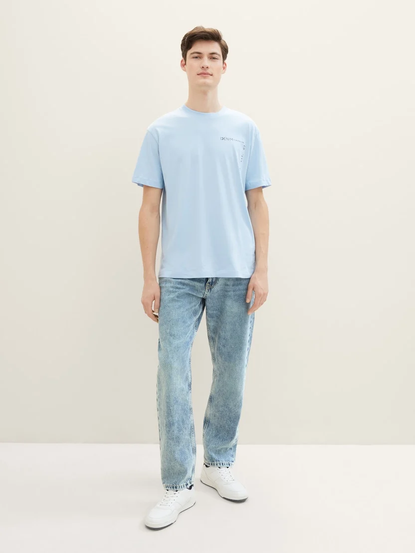 Джинси Loose Straight Fit Jeans 1040203-10146 Tom Tailor Блакитний M, фото №1