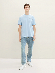 Джинси Loose Straight Fit Jeans 1040203-10146 Tom Tailor Блакитний M - Фото 1