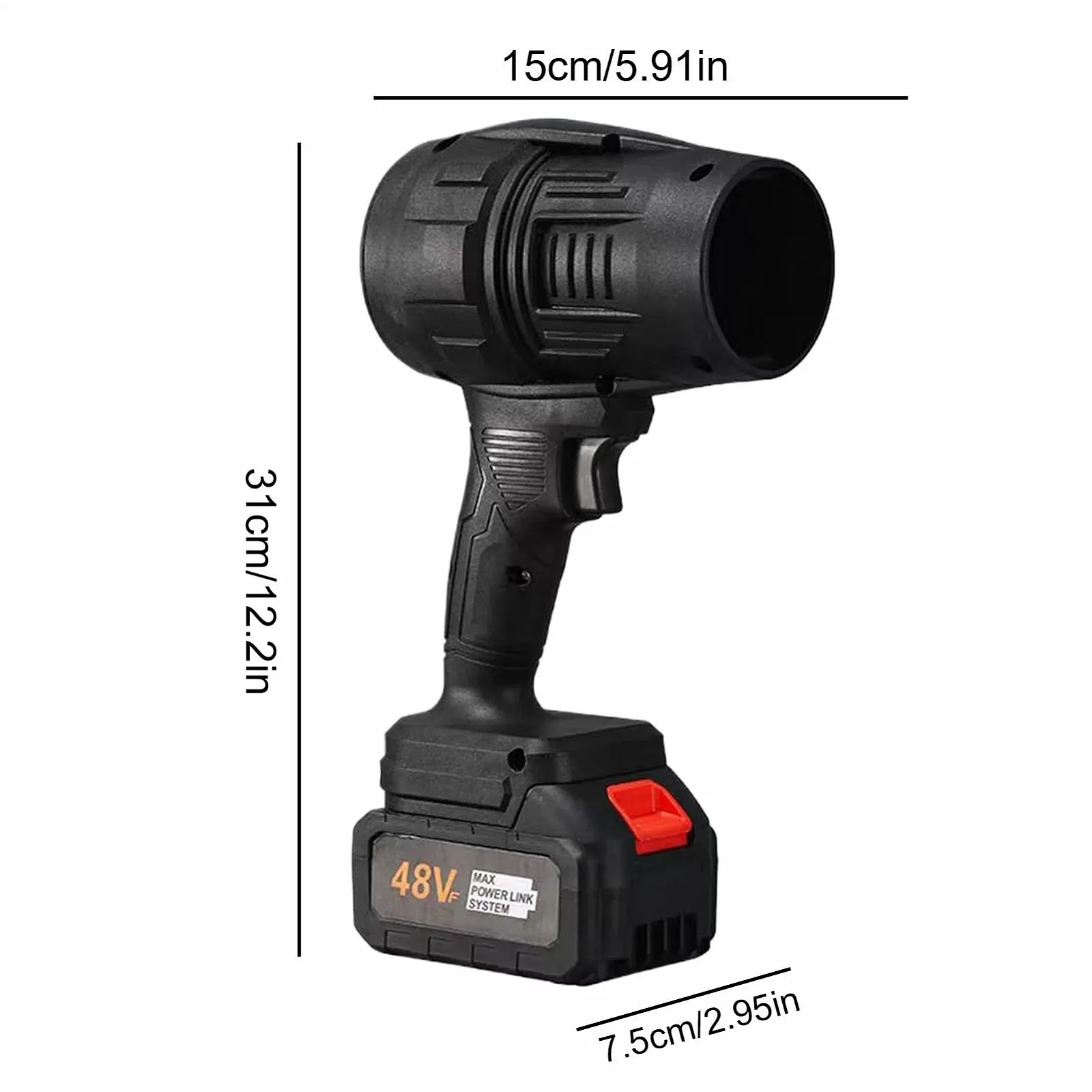 Электрическая воздушная воздуходувка Компактный турбоочиститель Аккумуляторная Безпроводная, фото №7 Электрическая воздушная воздуходувка Компактный турбоочиститель Аккумуляторная Безпроводная, фото №7