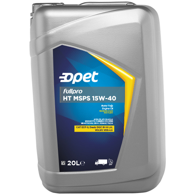 Масло моторное Opet FULLPRO HT MSPS 15W-40 CK-4 TRUCK 20л 20L, фото №1