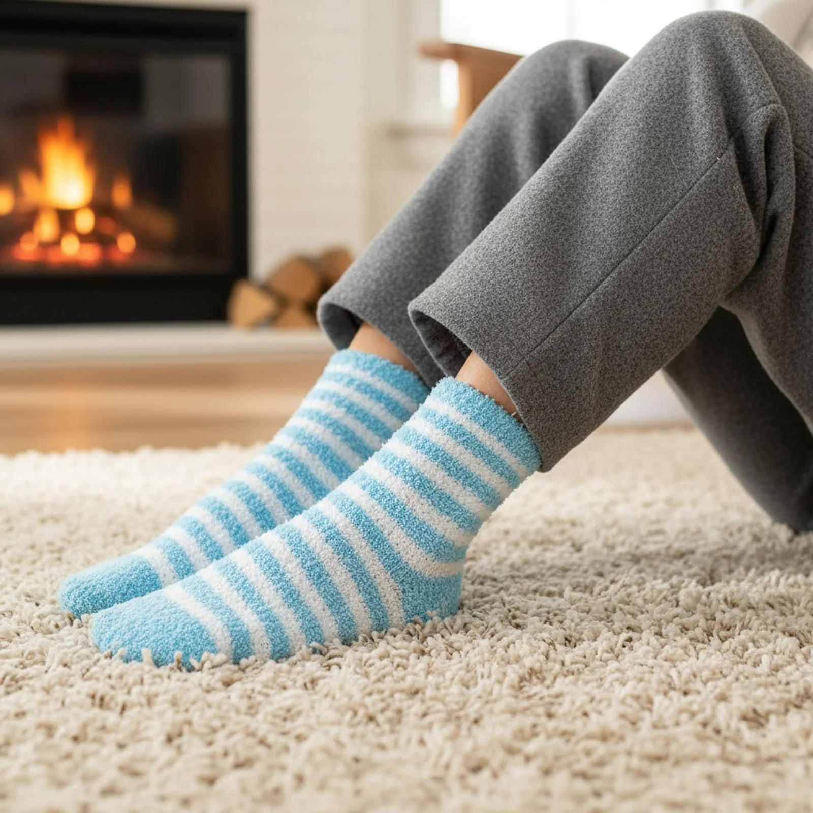 Шкарпетки Жіночі Coral Fleece Пухнасті Шкарпетки, 3 пари, фото №4 Шкарпетки Жіночі Coral Fleece Пухнасті Шкарпетки, 3 пари, фото №4