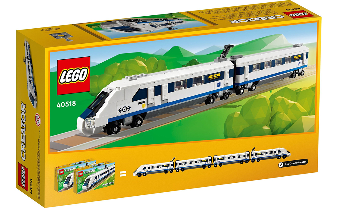 Конструктор Лего LEGO Creator Высокоскоростной поезд (40518), фото №3