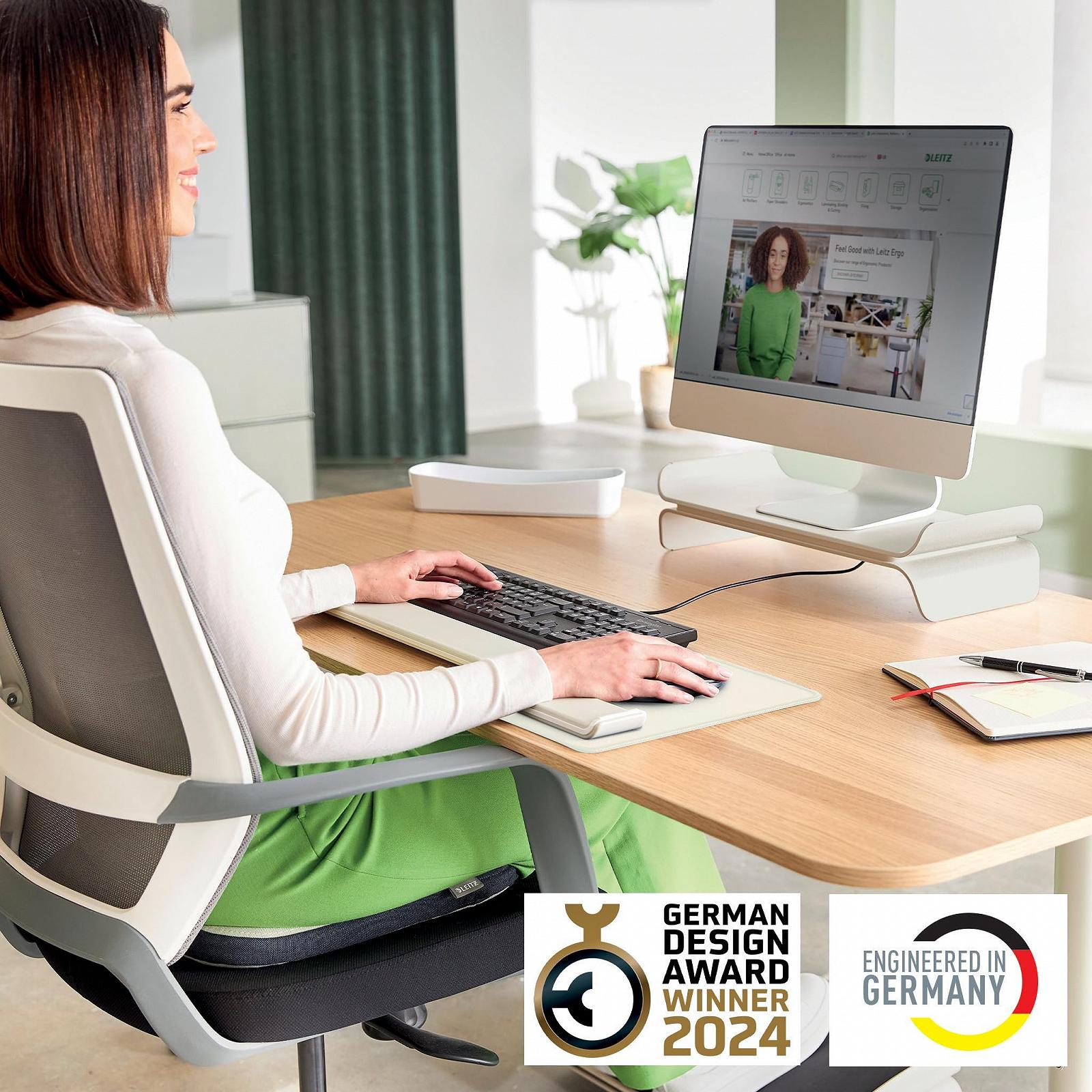 Регульована Підставка для Монітора L:Ergo l.gy Світло-сірий, фото №2 Регульована Підставка для Монітора L:Ergo l.gy Світло-сірий, фото №2