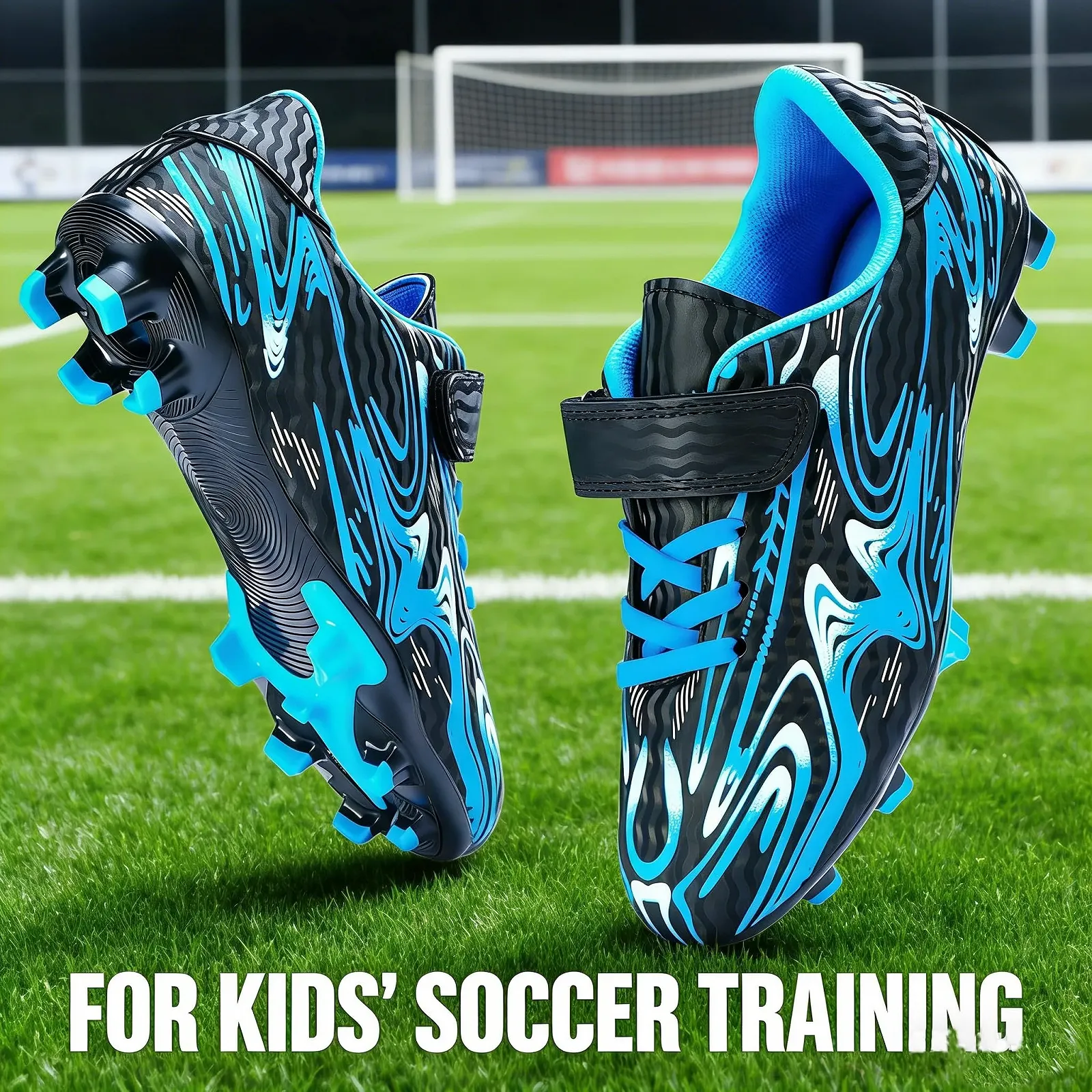 Футбольные Бутсы Детские Спортивные для Мальчиков и Девочек для Футбола в Помещении и на Открытом Воздухе, Детские Футбольные Шипы для Профессиональных Тренировок, фото №6