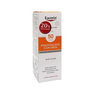 Сонцезахисний засіб для обличчя Eucerin Sun Protection, 50 мл synthetic.ua - Фото 1