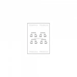 Комплект аксессуаров, дисковые тормозные колодки TRISCAN 8105 151350 задняя ось - Фото 1