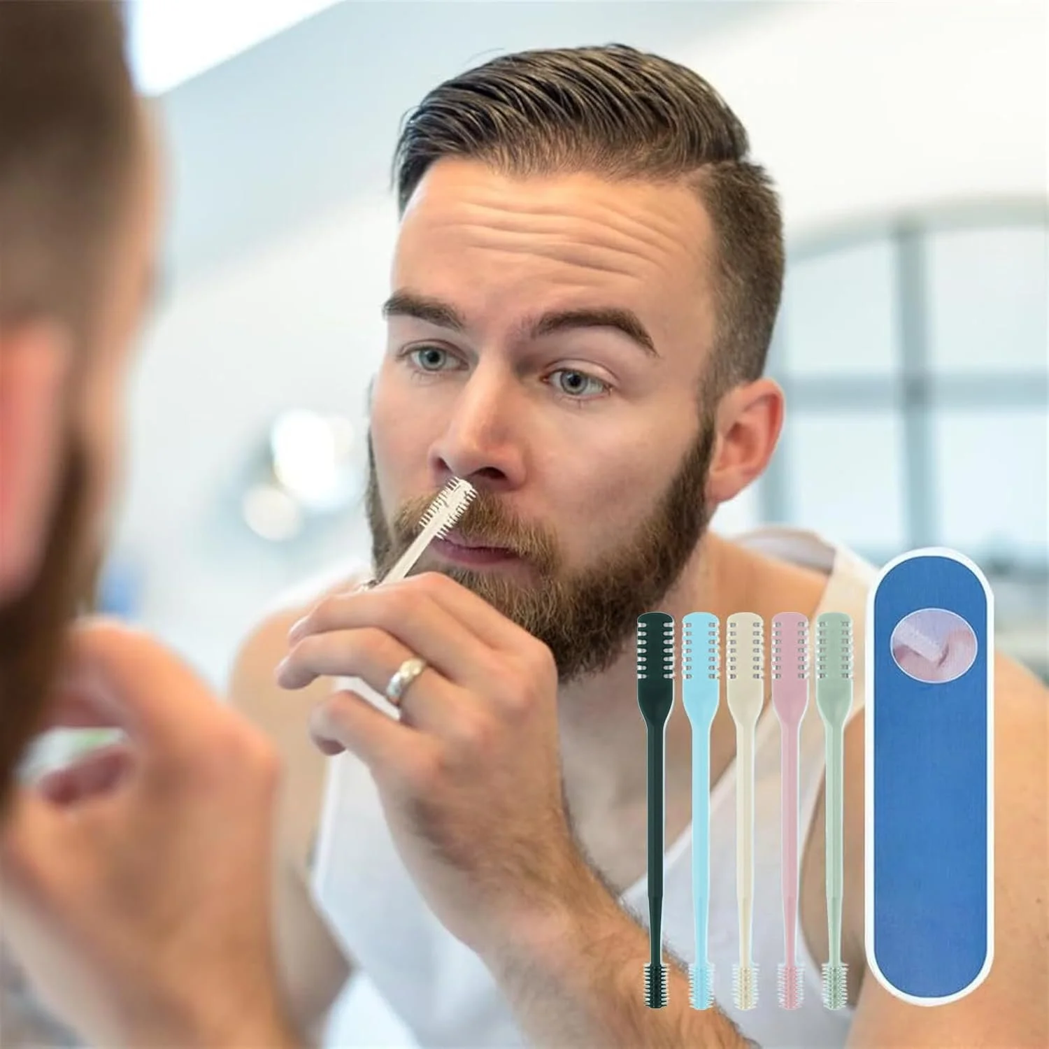 Тример для носа Pack 2 in 1 Hair Trimmer Double Sided Машинка для видалення волосся Настрій для жінок та чоловіків, фото №7