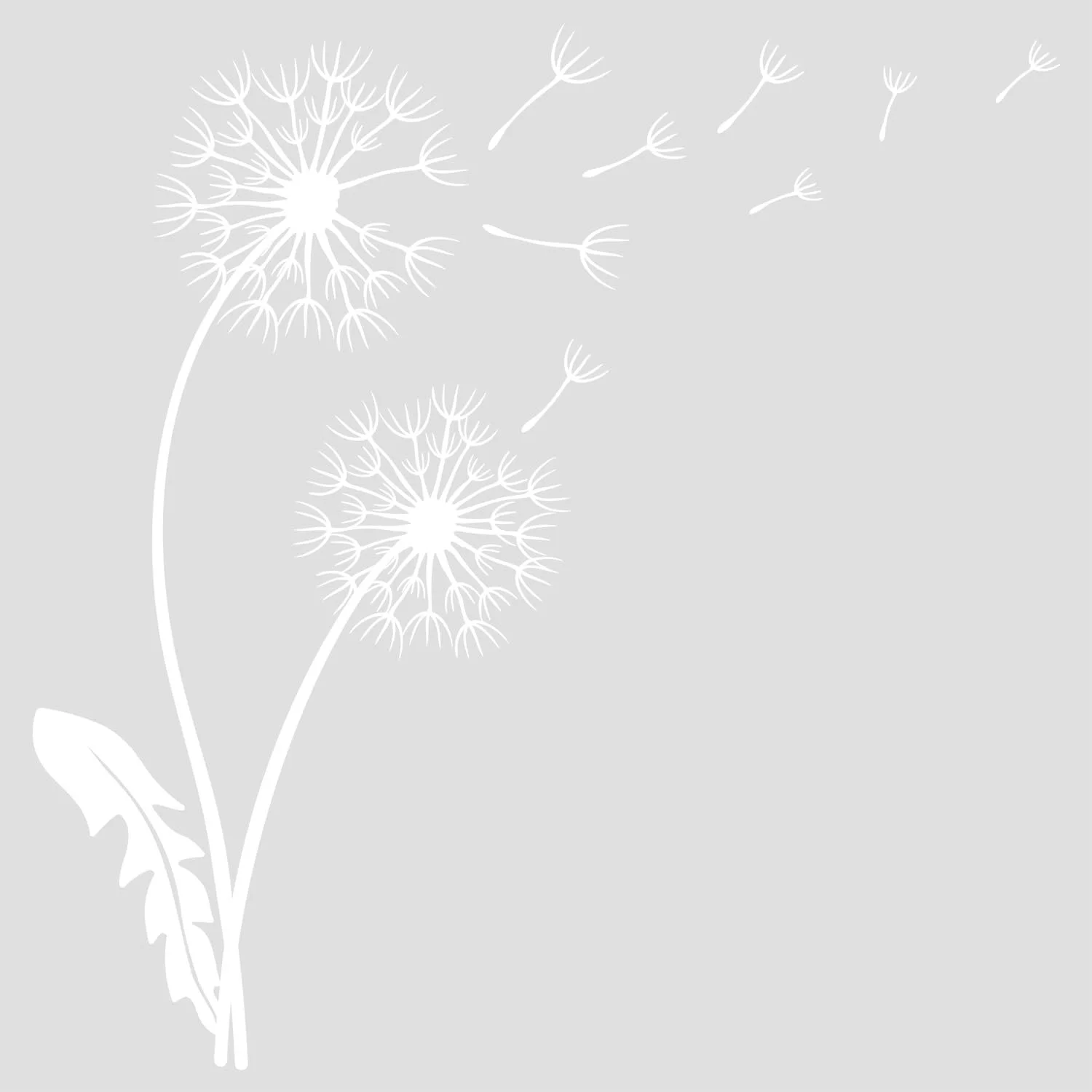 Наклейка на стіну GRAZDesign Кульбаби 31 x 30 см Білий, фото №2