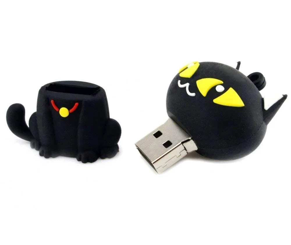 USB-накопичувач Cat / Puss 16GB Чорний, фото №3
