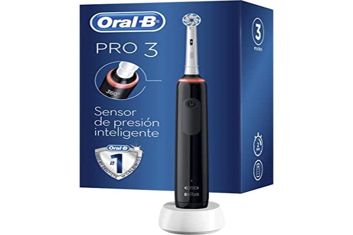 Електрична зубна щітка Oral-B Pro 3 3000 Чорна, фото №1