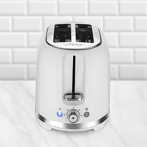 Тостер Ufesa Retro Classic Pinup Vintage Design, 2 скибочки, 850 Вт, білий synthetic.ua - Фото 1