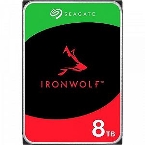 Жесткий диск Seagate IronWolf 8ТБ 5400об/м 202 МБ/с 3.5" SATA III (ST8000VNZ02/ST8000VN002) - Фото 1