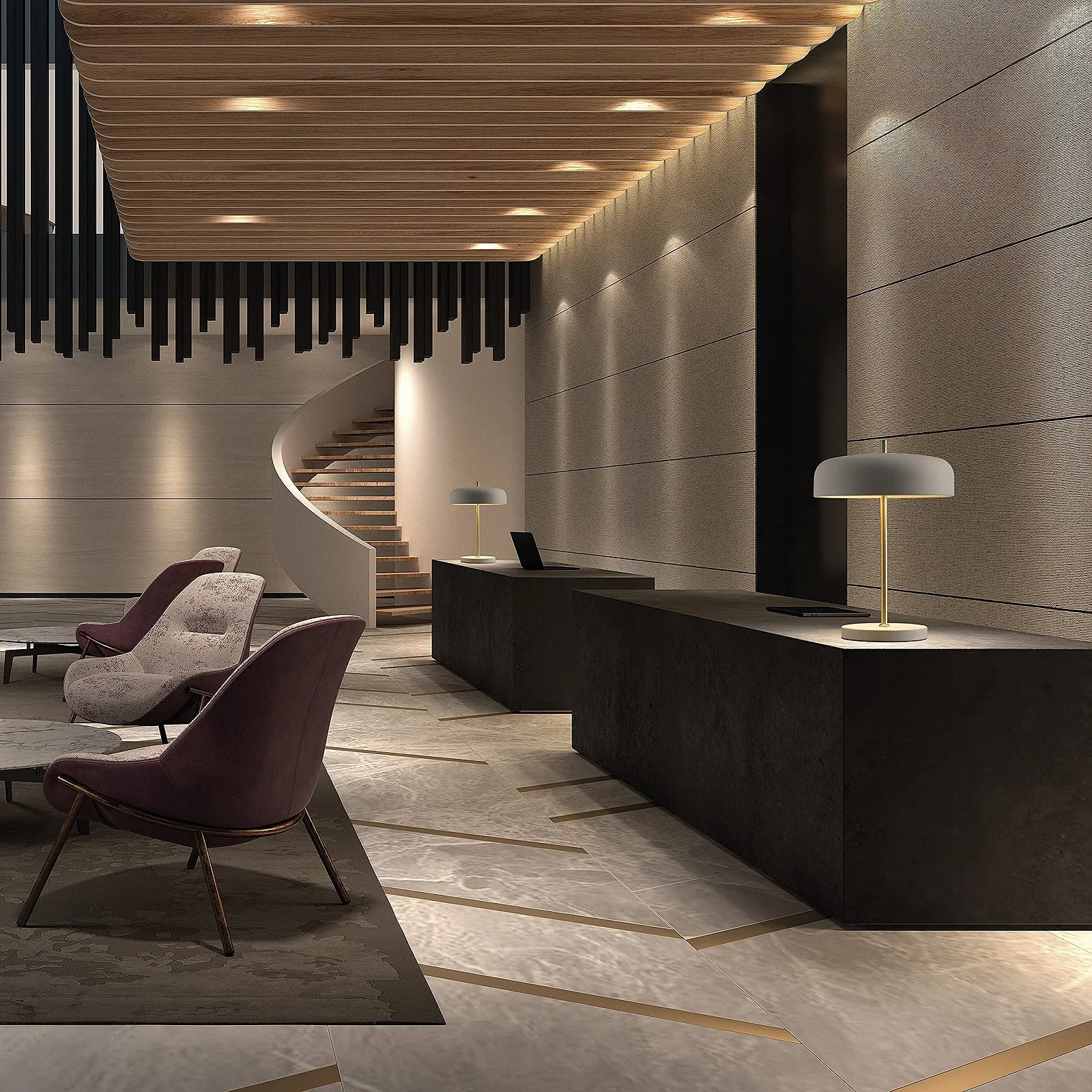 Настільна лампа TAICHI 2xE27 45 см Білий, фото №2