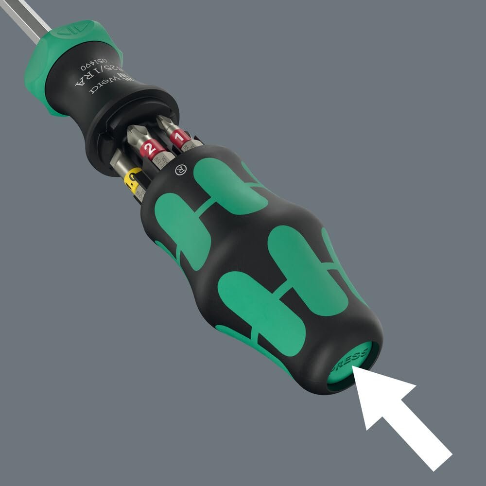 Викрутка Wera Kraftform Compact 27 RA 1 05051517001 Набір з 6 предметів, фото №5