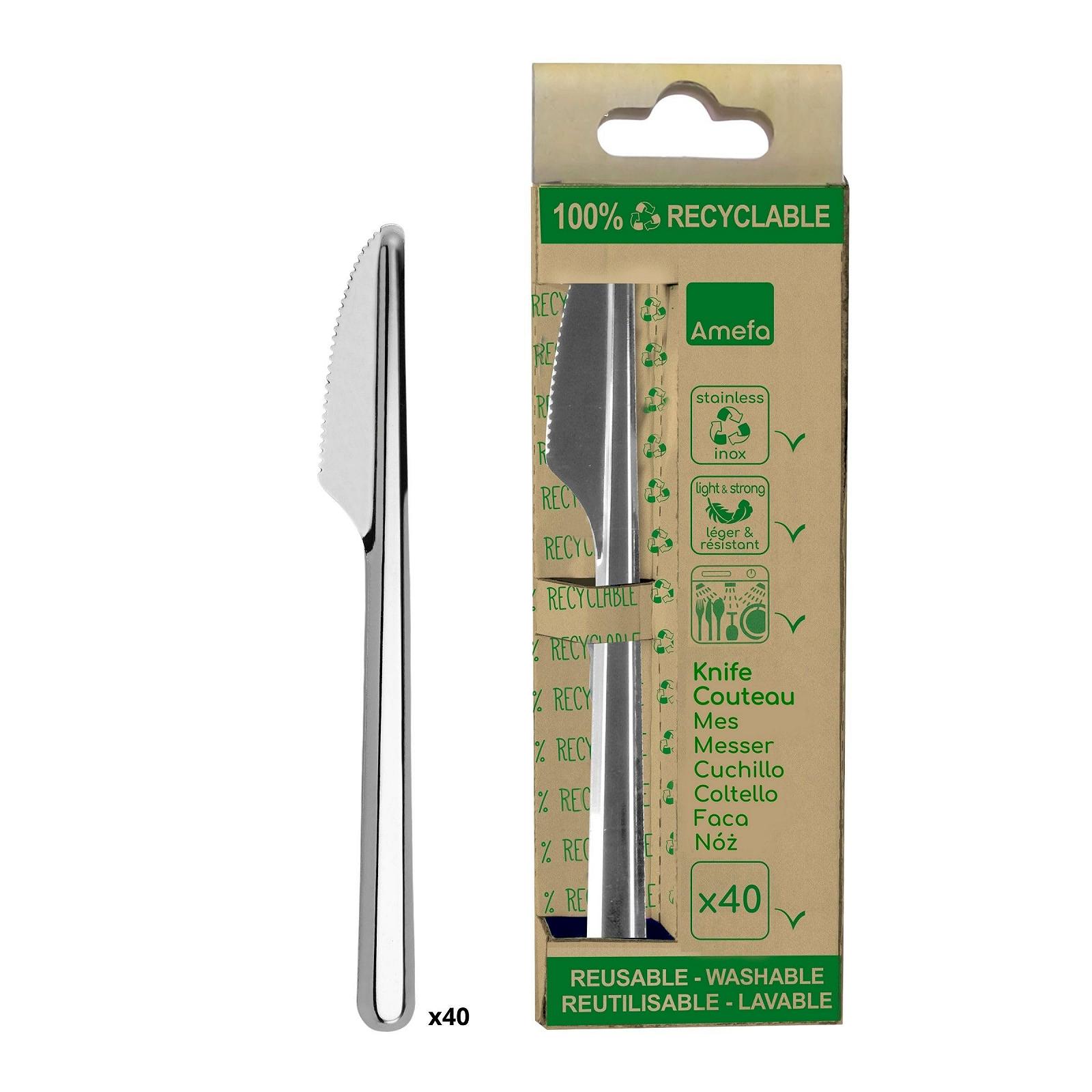 Набор ножей Amefa Leaves, 40 предметов, 18/0 полированная нержавеющая сталь, фото №1 Набор ножей Amefa Leaves, 40 предметов, 18/0 полированная нержавеющая сталь, фото №1