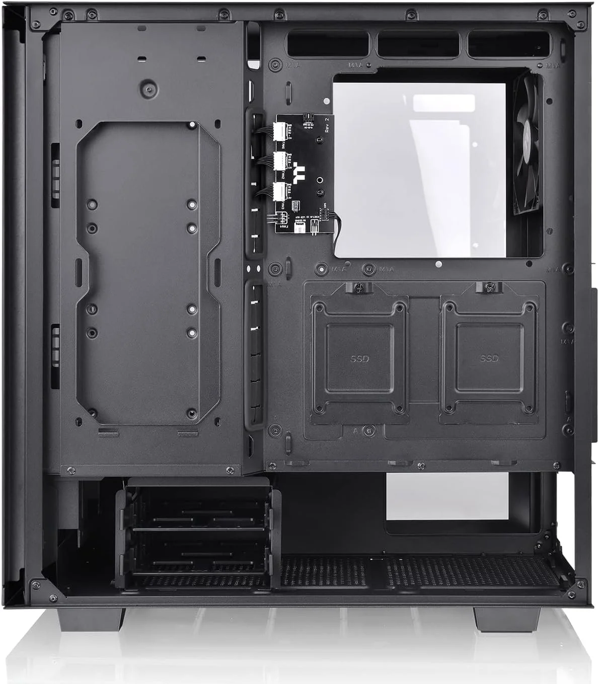 Корпус Thermaltake V350 TG ARGB Air (CA-1S3-00M1WN-03) / без БЖ / Чорний, фото №8 Корпус Thermaltake V350 TG ARGB Air (CA-1S3-00M1WN-03) / без БЖ / Чорний, фото №8